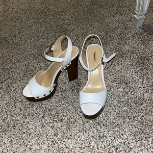 Michael Kors size 7 White Platform Heels